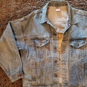 Vintage Denim Made In USA Jacket Size Large